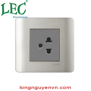Ổ cắm đơn 3 chấu Zencelo Schneider E84426UESTR-SA-G19