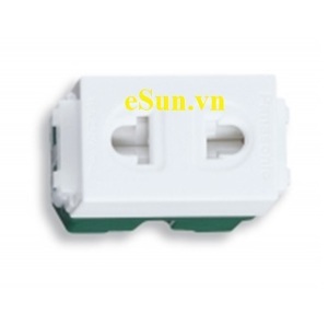 Ổ cắm đơn có màn che Panasonic WEV1081SW