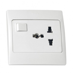 Ổ cắm đơn đa năng có công tắc 281120