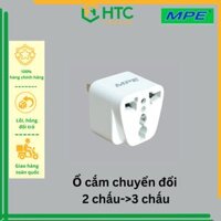 Ổ CẮM DU LỊCH, CHÂN CẮM DẸP  TRÒN AD1- hàng chính hãng MPE
