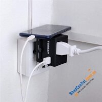 Ổ cắm du lich, công tác kiêm Usb, đầu sạc iphone ipad TESSAN.
