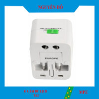 Ổ cắm du lịch, tích hợp cổng USB MPE TA3 có chức năng chuyển chân cắm điện để sạc điện thoại, laptop - sản phẩm tiện lợi
