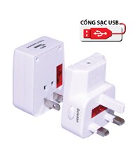 Ổ Cắm Du Lịch USB Điện Quang - ĐQ ESK TV05W 1U