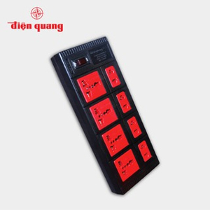 Ổ cắm ECO 8 lỗ dây 2m Điện Quang ĐQ ESK 2BR 8ECO