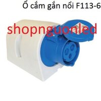 Ổ cắm gắn nổi công nghiệp Hiệu Panasonic F113-6/ F114-6/ F115-6, với khả năng chịu nhiệt cao, chống cháy, chống ăn mòn..