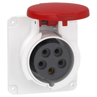 Ổ cắm gắn tủ Schneider IP44 PKF16G435 16A