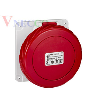 Ổ cắm gắn tủ Schneider IP67 PKF32G734 32A