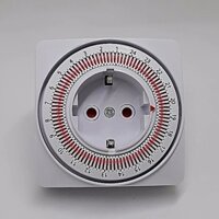 Ổ cắm hẹn giờ dạng cơ (sạc điện thoại qua đêm, quảng cáo) MDtek T16