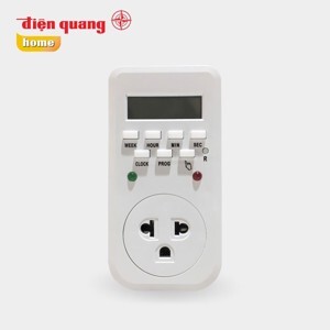 Ổ cắm hẹn giờ Điện Quang ĐQ ESK DT10 W 13