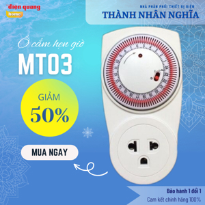 Ổ cắm hẹn giờ Điện Quang ĐQ ESK MT03 WR 13