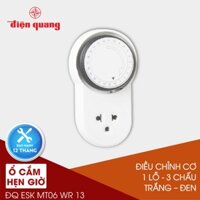 Ổ cắm hẹn giờ Điện Quang ĐQ ESK MT06 WBL 13