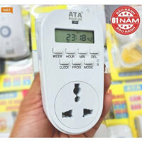 Ổ cắm hẹn giờ điện tử,phích cắm đa năng  ATA AT-20N ,BH 12 tháng ,hàng chính hãng ATA 20 LÂN TẮ MỞ