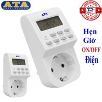 ổ cắm hẹn giờ tắt mở điện ATA AT-20B Timer điện tử tự động màn hình LCD rất hữu ích và thông minh