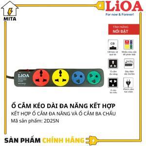 Ổ cắm kéo dài 3m Lioa 2D2S32