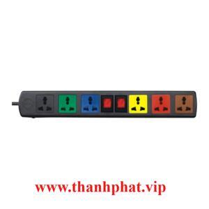 Ổ cắm kéo dài đa năng công tắc 2 cực Lioa 6DN2.33N