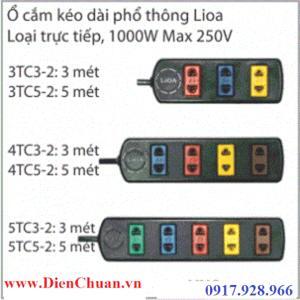 Ổ cắm kéo dài Lioa 3TC5-2