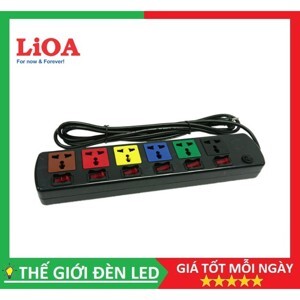 Ổ cắm kéo dài Lioa 6DOF33N - 3mx3