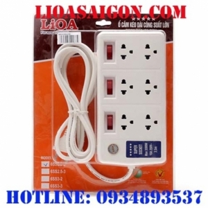 Ổ cắm kéo dài Lioa 6SS2.5-3