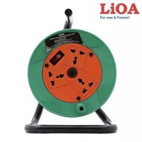 Ổ cắm kéo dài LiOA quay tay kiểu Rulo - 15A 20m dây - QN20-2-15A