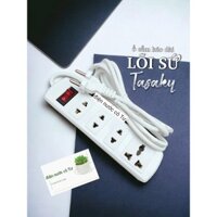 Ổ Cắm Kéo Dài Lõi Sứ Chịu Tải Chịu Nhiệt Tasaky 10A(2200W)