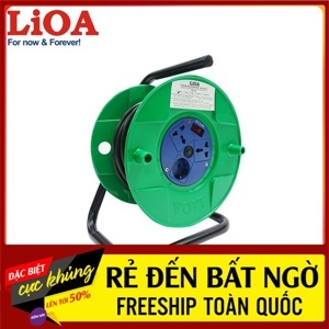 Ổ cắm kéo dài quay tay Lioa QT30-2-10A - 30m