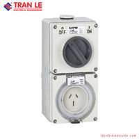 Ổ CẮM KẾT HỢP CÔNG TẮC 3 CỰC S-315