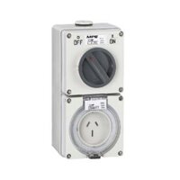 Ổ CẮM KẾT HỢP CÔNG TẮC 3 CỰC S-332