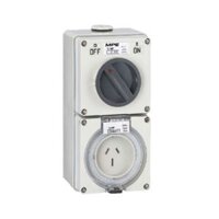 Ổ CẮM KẾT HỢP CÔNG TẮC 3 CỰC S-332