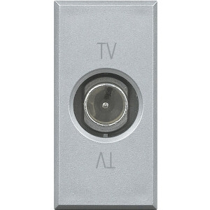 Ổ cắm Legrand, tivi màu bạc Axolute Bticino | HC4202D