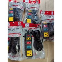 Ổ CẮM LIỀN DÂY 4 NGẢ, 6 NGẢ VINAKIP 5m, CÓ CÔNG TẮC, BỀN, ĐẸP - HÀNG CHÍNH HÃNG✴️