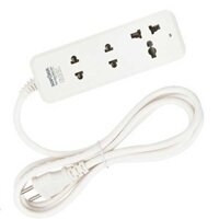 Ổ cắm liền dây Sopoka 3 lỗ lõi sứ chống cháy siêu chịu tải 2200W (3C2)