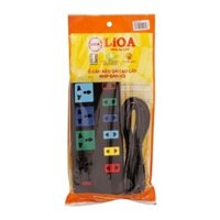 ổ cắm lioa 10 ổ dài 5m 4D6S52