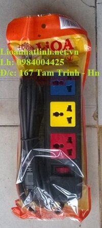 Ổ CẮM LIOA 3 LỖ 3M ĐA NĂNG MÃ SẢN PHẨM 3D32N