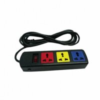 Ổ cắm LiOA 3 lỗ cắm 3 chấu LiOA 3D33N (Đen)