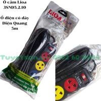 Ổ cắm Lioa 3SND5.2.10 - Ổ điện có dây Điện Quang 5m