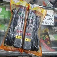 Ổ cắm LiOA 6 lổ 2 chấu 6S3 dây dài 3 m