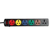 Ổ cắm LiOA 6 lỗ 3 chấu 6D52N dây dài 5m