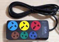 Ổ cắm lioa 6 lỗ 5m 3d3sn5.2 3 chấu đa năng