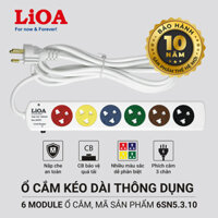 Ổ Cắm Lioa 6 Lỗ Giá Bao Nhiêu Tiền? Đa Năng 6D52N 5M 6D32N 3M