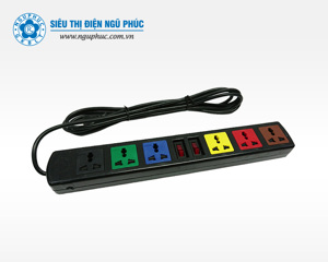 Ổ cắm Lioa 6D52N (6D33WN) - 5mx2