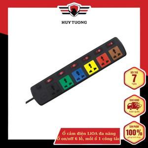 Ổ cắm Lioa 6DOF32N (6DOF32WN) - 3mx2