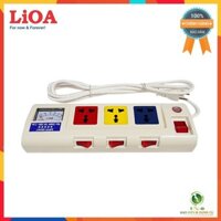 Ổ CẮM LIOA CAO CẤP 3OFSSV2.5-2, CÓ ĐỒNG HỒ VOLT, SỬ DỤNG CHO THIẾT BỊ NGHE NHÌN HI-END,THÍ NGHIỆM, BỆNH VIỆN, CB QUÁ TẢI