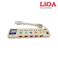 Ổ Cắm Lioa Có Đồng Hồ Vol 5OFSSV2.5-2 | 3300W – 2,5 Mét Dây