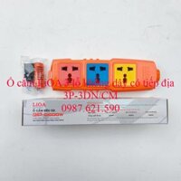 Ổ Cắm LiOA Không Dây 3 Lỗ 3P-3DN/CM Có Tiếp Địa