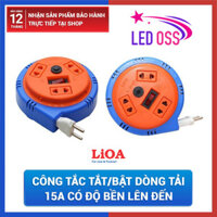 Ổ Cắm LiOA Quay Tay Kéo Dài Kiểu Đĩa Bay Mini. Dây Dài 3m. Model OQMN3-3