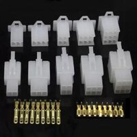 Ổ cắm lỗ cắm lõi nam và nữ 2.8mm 2P3P4P6P9P đầu nối đầu nối ô tô điện xe máy dau cos dien đầu nối dây điện