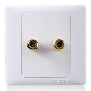 Ổ cắm loa đơn Simon 55401
