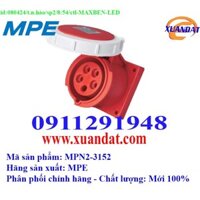 Ổ CẮM LOẠI CỐ ĐỊNH BẮT TRÊN BẢNG ĐIỆN MPN2-3152 - MPN2-3252