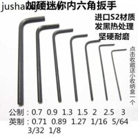 Ổ cắm lục giác nhỏ cứng Mini 0.70.9-3-10mm Bộ cờ lê Đồng hồ Đồ chơi Công cụ sửa chữa vít
