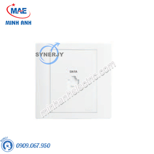 Ổ cắm mạng 1 mô-đun RJ45 Cat 6e Hager WXET1RJ6